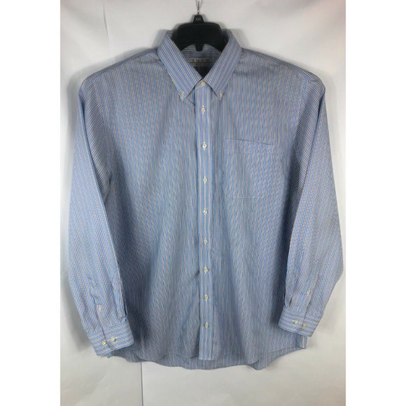 Enro Men's 2XL Long Sleeve Button UP Multicolor Cotton Shirt A12 - Picture 1 of 4